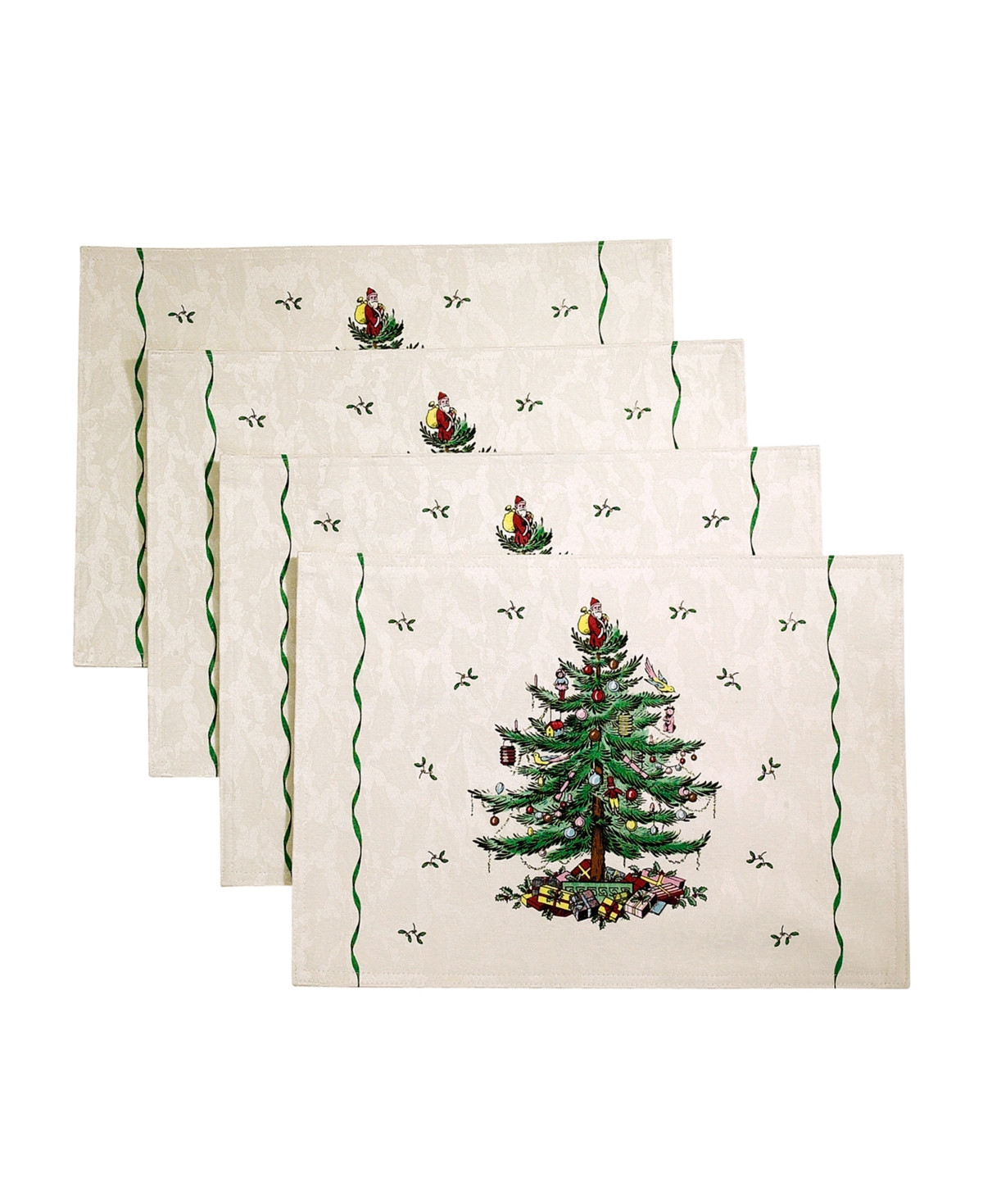 Spode Christmas Tree Ivory/Green 4pc Placemats | Macys (US)