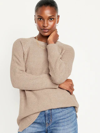 Textured Pullover Tunic Sweater for Women | Old Navy (US)