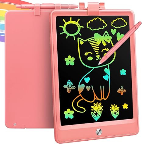 8.5 Inch LCD Writing Tablet Toys for 3 4 5 6 7 8 Year Old Boys Girls Gifts, Colorful Drawing Boar... | Amazon (US)