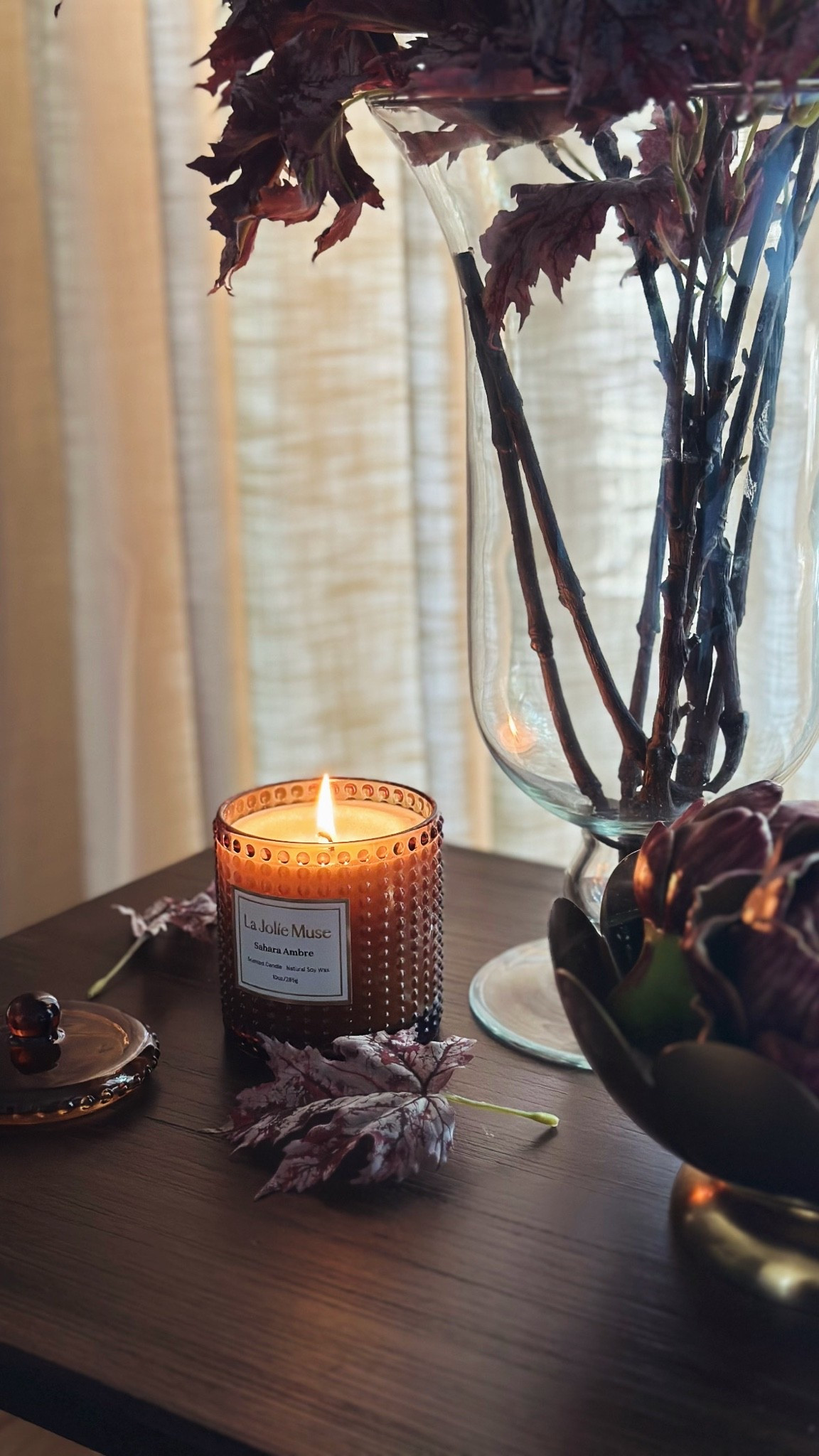 La Jolie Muse- Sahara Ambre fall scented candle! 🍂🕯️🤎

#LTKHome #LTKSeasonal #LTKSaleAlert