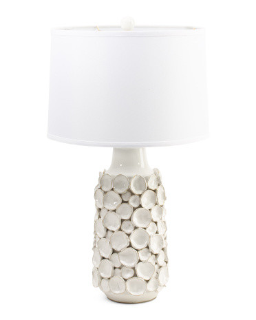 27in Textured Ceramic Table Lamp | Marshalls
