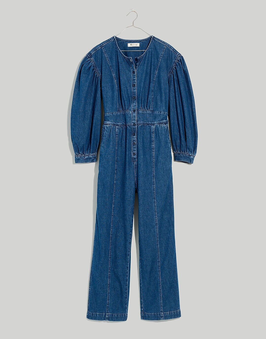 Denim Straight-Leg Jumpsuit | Madewell