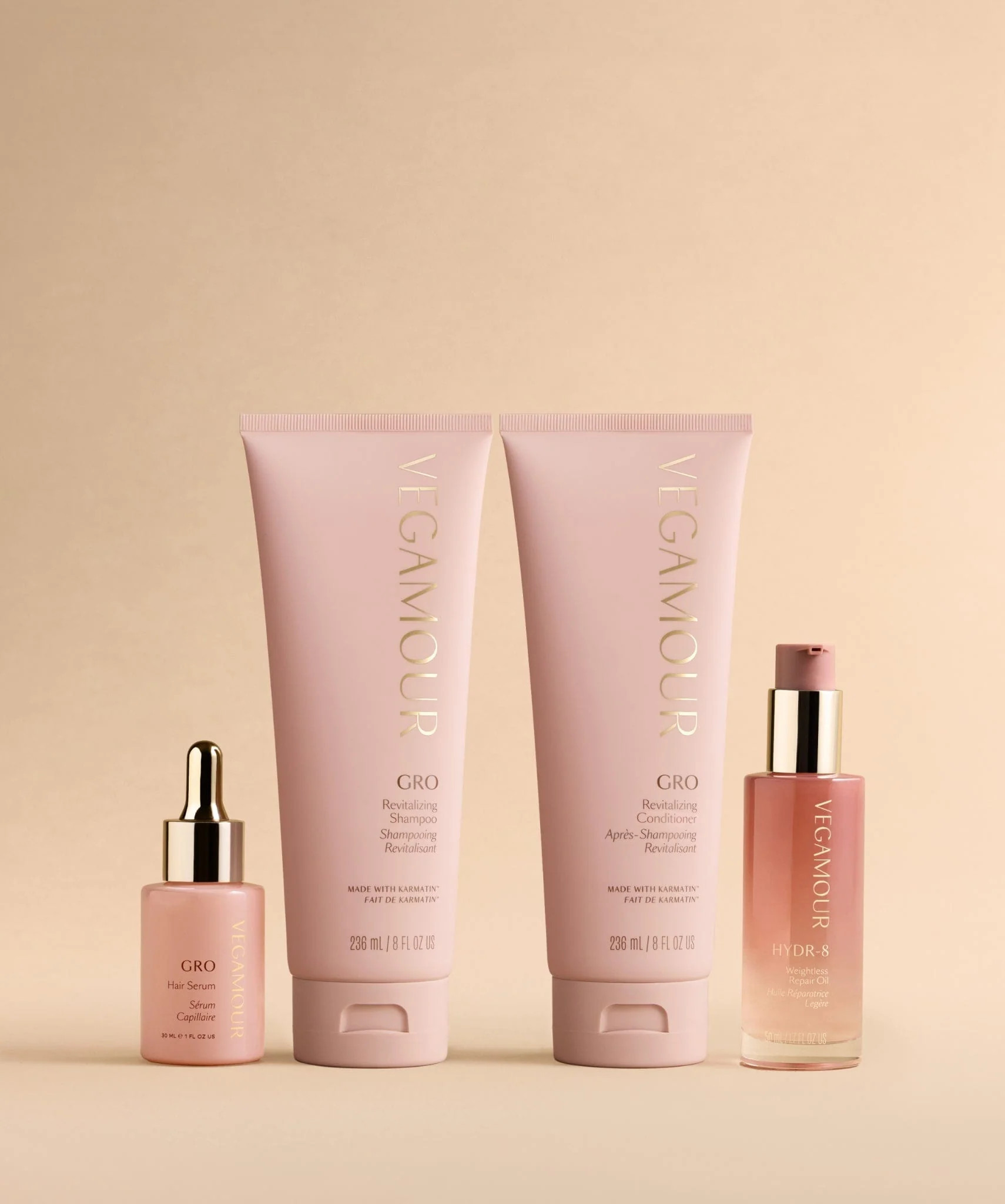 GRO and HYDR-8 Essentials Kit | Vegamour