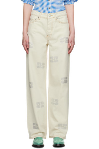 Off-White Sparkle Izey Jeans | SSENSE