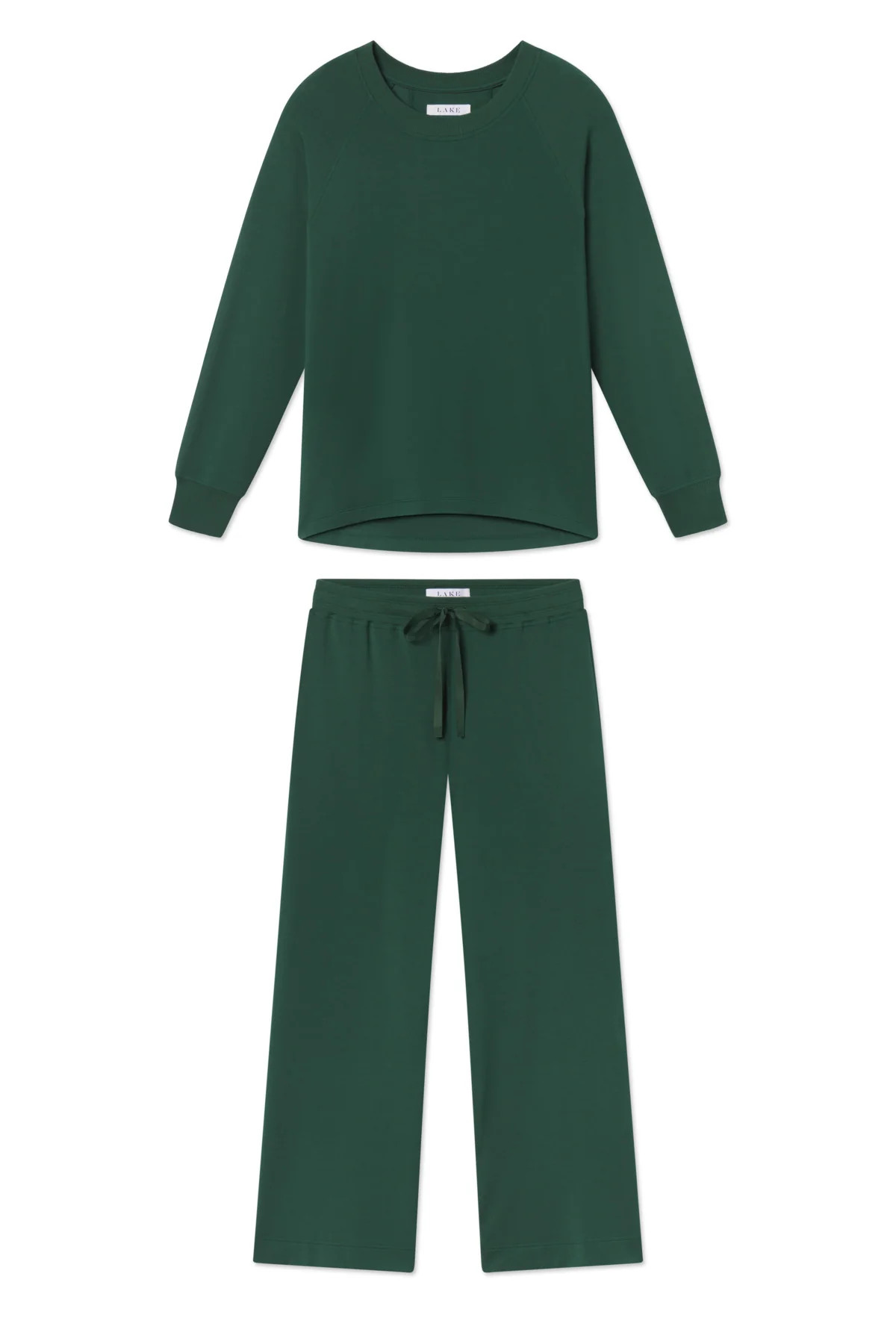 Relax Pants Set in Trekking Green | Lake Pajamas