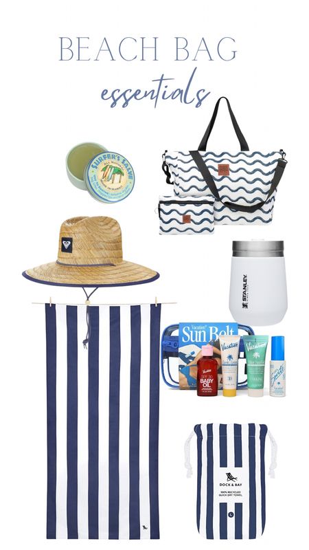 Summer beach pool bag essentials 

#LTKSeasonal #LTKItBag #LTKSwim