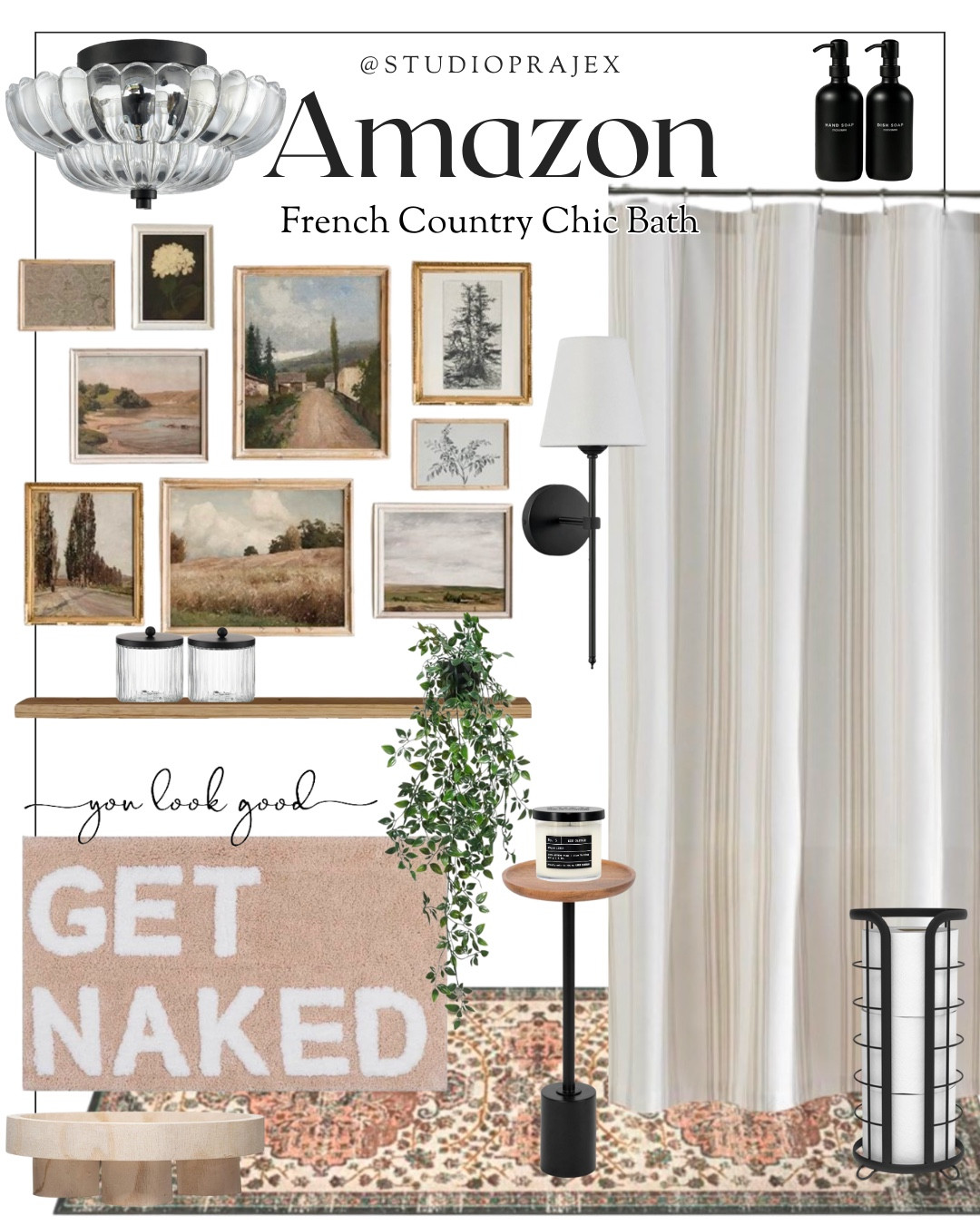 How a simple rug can change the style of a room! Swipe to see how swapping out this rug takes a bathroom refresh from French Country Chic to Modern Vintage

Bathroom refresh | vintage decor | amazon home | neutral home | pink bathroom | home decor | interior furniture | art | lighting | shower curtain | 

#LTKfamily #LTKhome #LTKstyletip