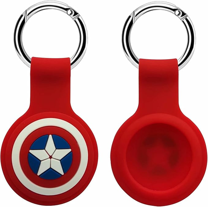 Silicone Protective Airtags Case, 3D Pattern Keychain Anti-Loss Design1 | Amazon (US)