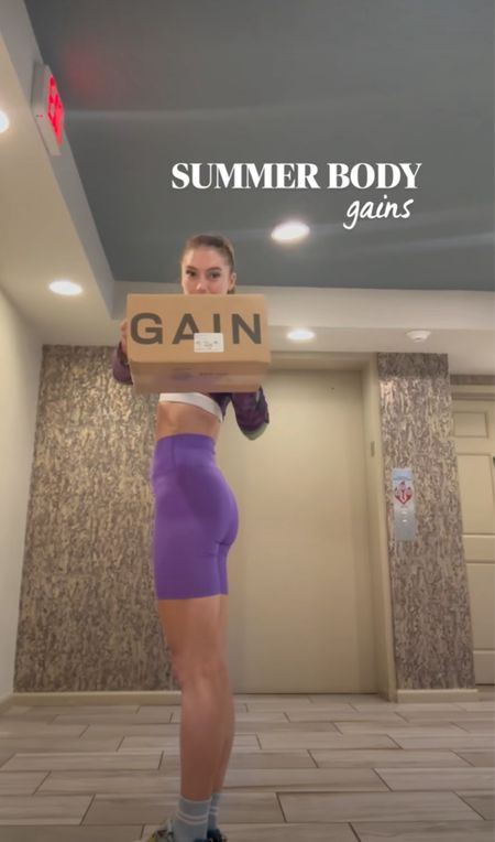 Summer Body Gains with Gainful - follow me on Instagram @Meggquist to see how the greens taste and recovery wise on my daily workouts! 💪🏼💕🫶🏼☀️

Pineapple 🍍 
Lemon Ginger 🫚 
Focus gut health and recovery 
powerful individually-packed servings for optimal dally
IMMUNITY

Is your math mathin? the little things make a big difference! Sodium and Magnesium hydrate you faster than water 

Wearing my Peloton biker shorts- to remind myself to not let that bike collect more dust than it already does. 
+ Purple mesh top  

MOTIVATION- look cute feel cute. Shop fitness favorites on my Amazon Storefront and liketoknow.it -
Megan Quist Workout
 
#gainfulparter #gainful #makeyourgain #ad
#girlswhoworkout #fitnessgirl #fitnessjourney #onepeloton #minneapolisfitgirl
#minneapolisfitness #redheadstyle #fitnessmotivation #gymlooks #fitnessfinds #amazonfitness #Itkfind #solidcore #girlmath #mentalhealthawarenessmonth #youtime


#LTKActive #LTKfitness #LTKfindsunder100