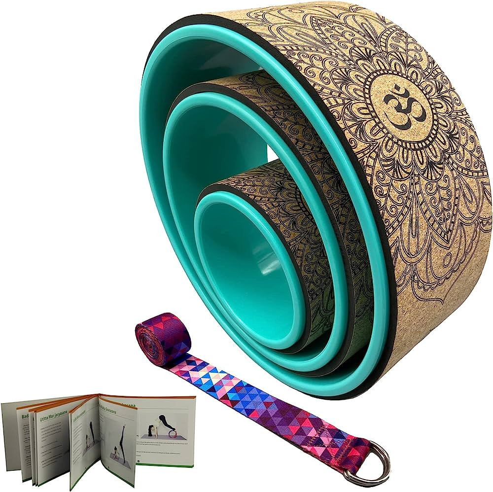 Aozora Yoga Wheel 13" with Most Detailed Book Step by Step Guide on How to Do 30+ Poses,! Perfect... | Amazon (US)