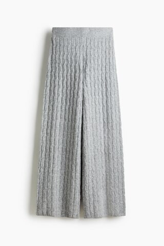 H & M - Cable-Knit Pants - Gray | H&M (US + CA)