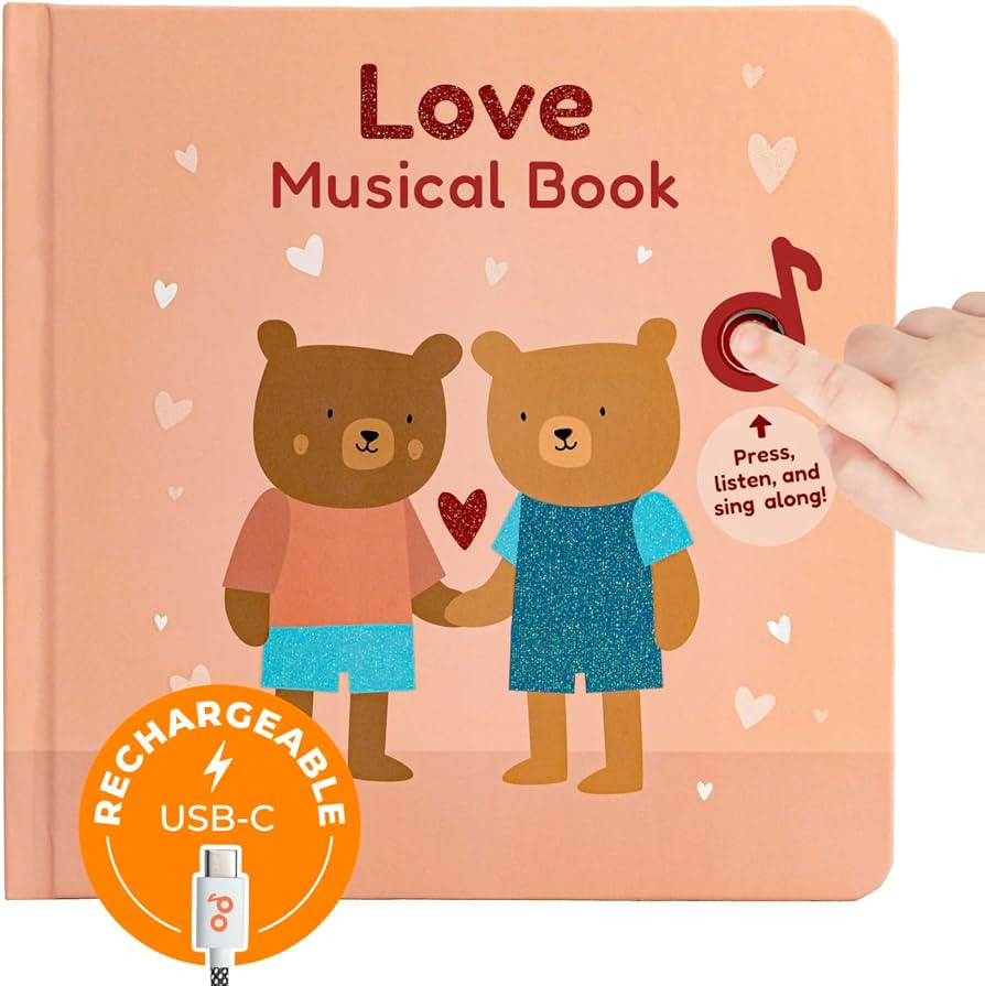Cali's Books Music Books for Toddlers 1-3 Years Old - Toddler Valentines Day Book for Kids, Valen... | Amazon (US)