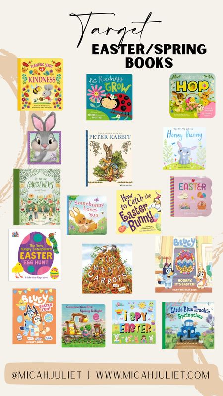 Target Kids Baby Easter spring books. Easter basket gift ideas. 

#LTKkids #LTKSeasonal #LTKbaby