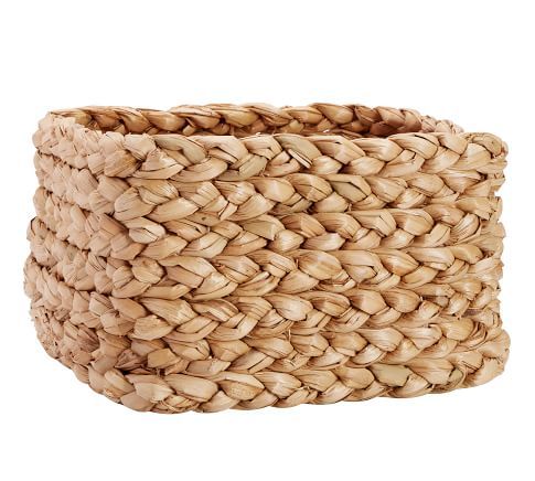 Beachcomber Handwoven Seagrass Console Basket | Pottery Barn (US)