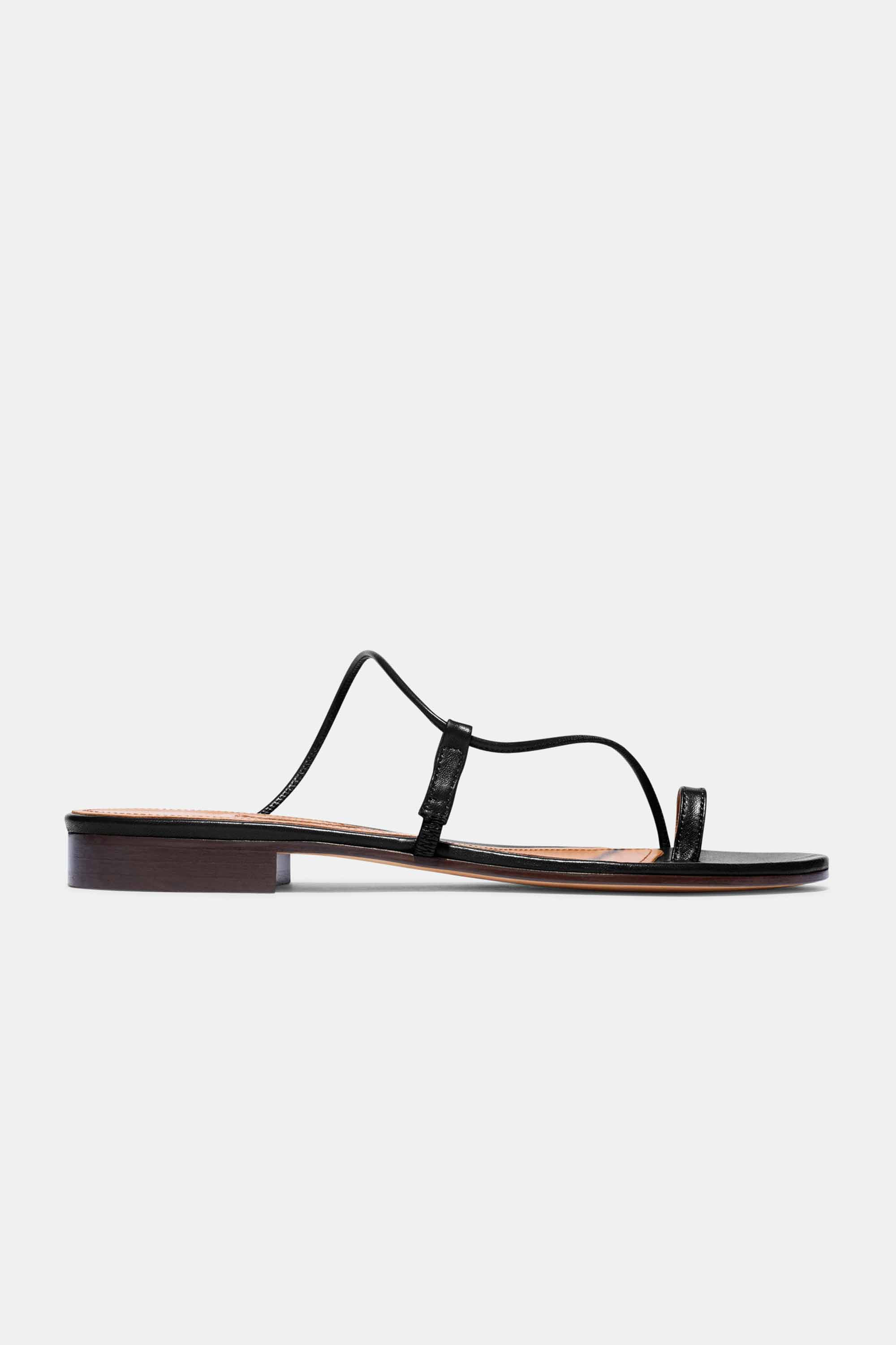 Susan Slide in Black Plongé Nappa | Emme Parsons