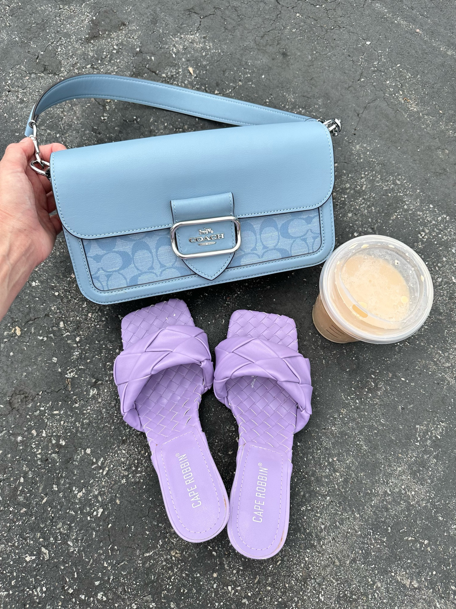 3 of my favorite hot girl summer essentials: cute heels, a colorful bag, and iced coffee!

Woven heels, purple heels, shoulder bag, Coach bag, iced coffee, hot girl aesthetic, colorful style, fashion trends, summer style, outfit inspiration, outfit ideas, style inspo, sale finds

#LTKstyletip #LTKitbag #LTKFind