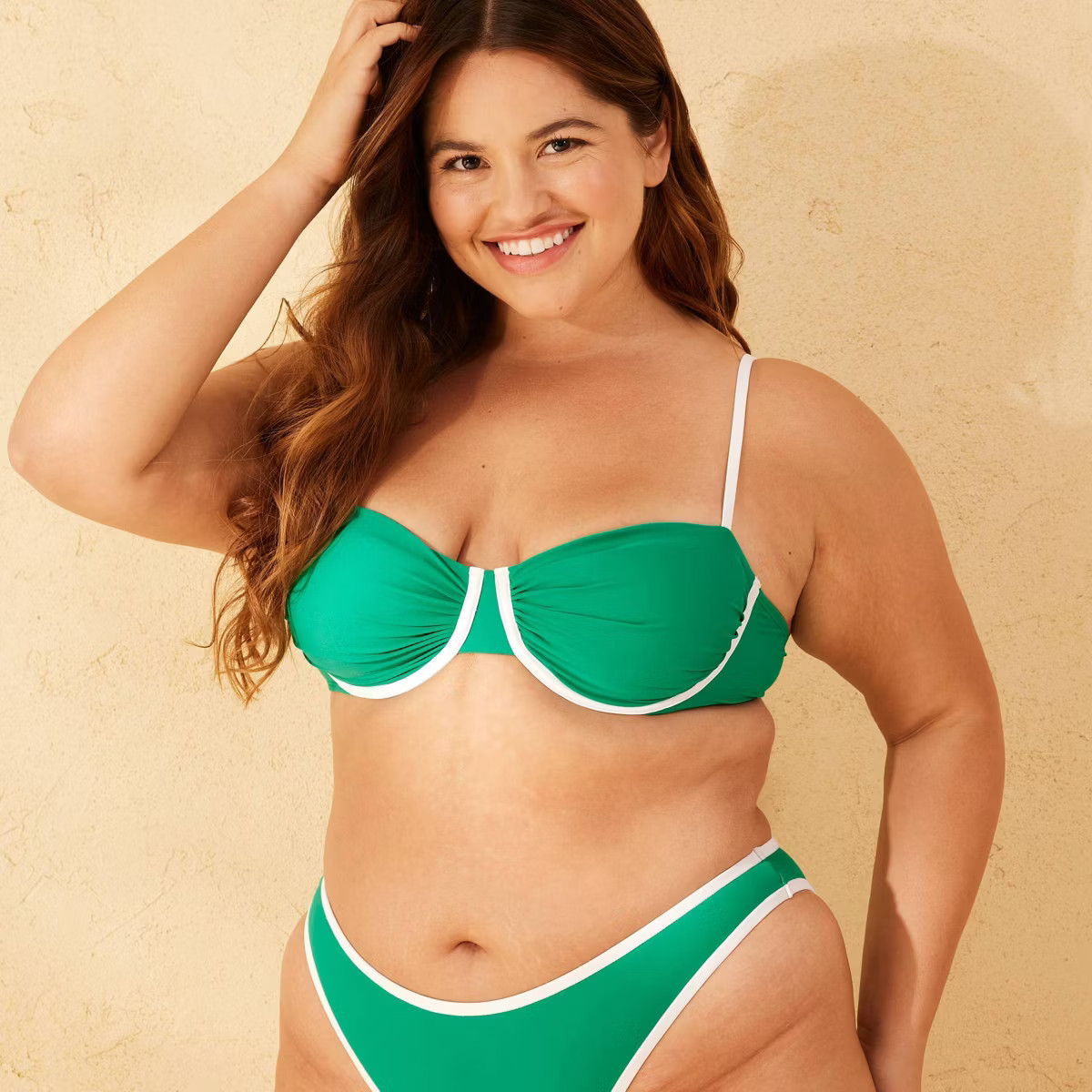 Women's Contrast Binding Underwire Bikini Top - Wild Fable™ | Target