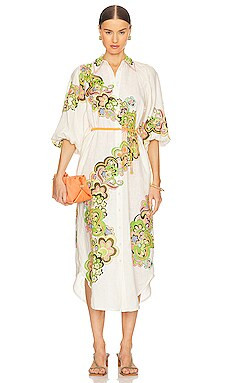 Alemais Starscape Shirtdress in Cream from Revolve.com | Revolve Clothing (Global)