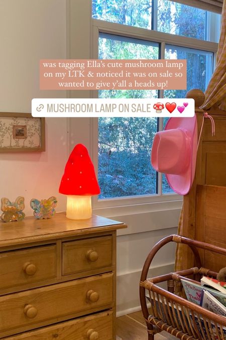 Egmont small mushroom lamp on sale 🥰🍄❤️
