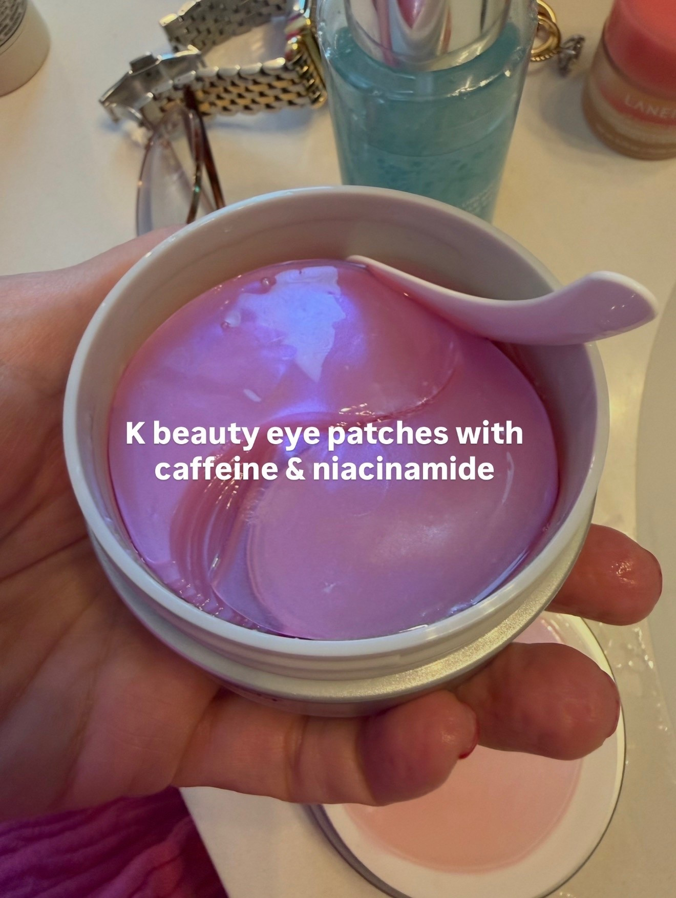 These K beauty eye patches are an easy addition to a morning skincare routine when the under eye area needs a little extra care. Made with caffeine and niacinamide, they’re perfect for a cooling, refreshed look before makeup or while getting ready for the day.

K beauty eye patches, caffeine eye patches, niacinamide skincare, under eye patches, morning skincare routine, Korean beauty finds, beauty over 40, themominstyle

#LTKOver40 #LTKselfcare #LTKBeauty