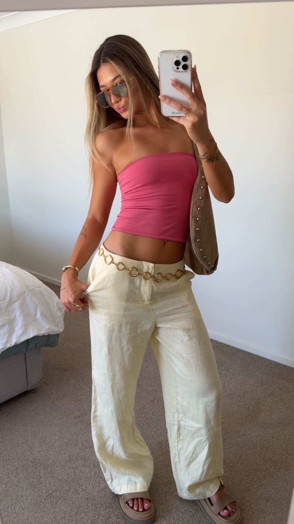 Glasses: cotton on 
Belt: city beach
Bag: Kmart 


#LTKaustralia #LTKspring #LTKsummer