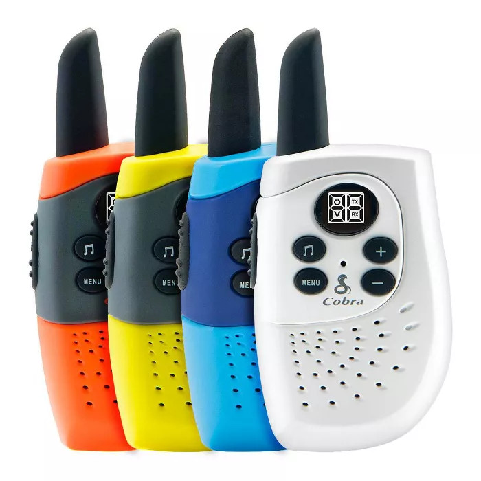 Cobra SH130-4 Four pk 8 Mile Walkie Talkies - Yellow (SH130-4) | Target