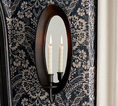Chris Loves Julia Modern Traditional Candle Holder Sconce | Pottery Barn (US)