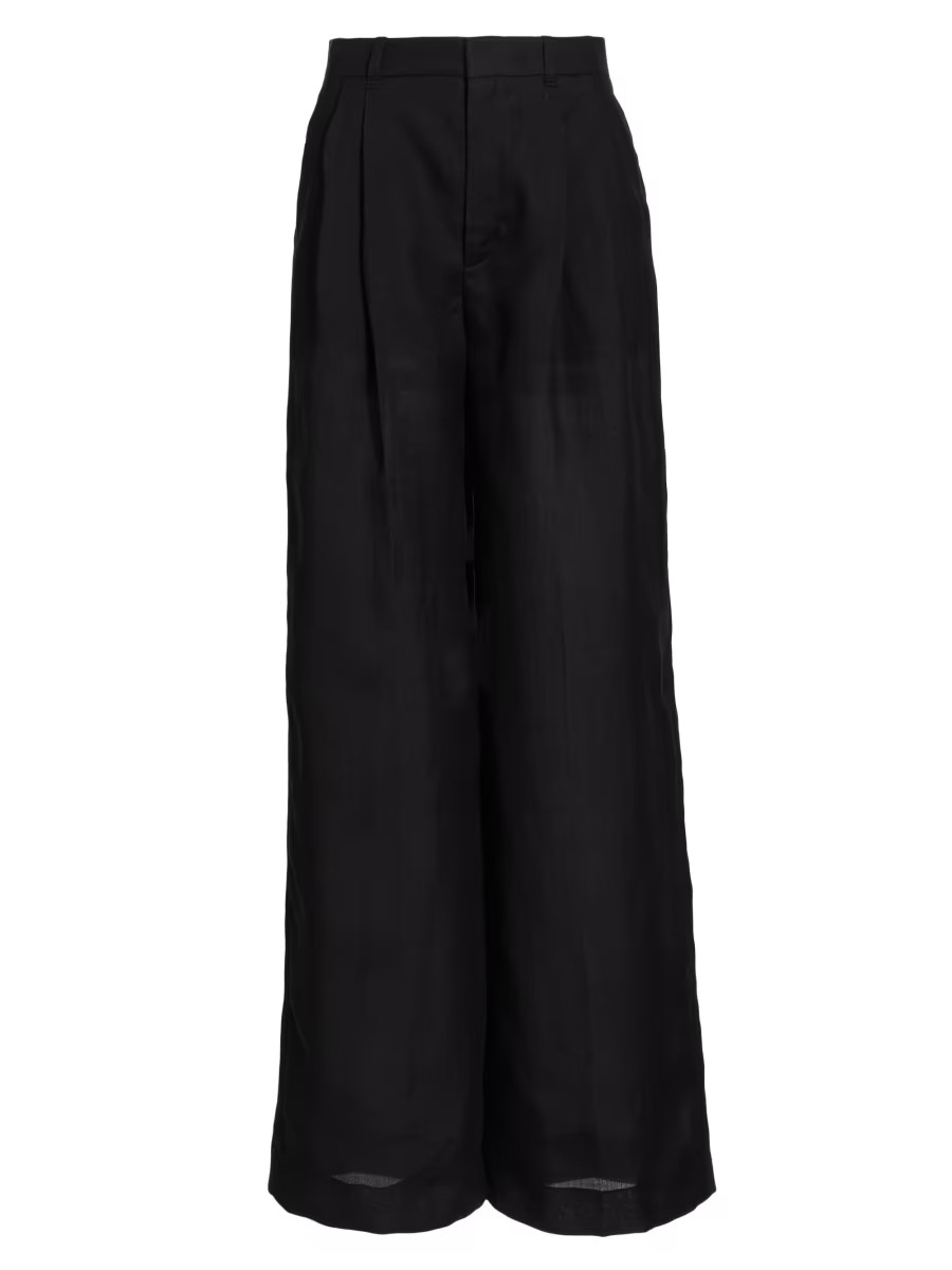 Voile Wide-Leg Pants | Saks Fifth Avenue