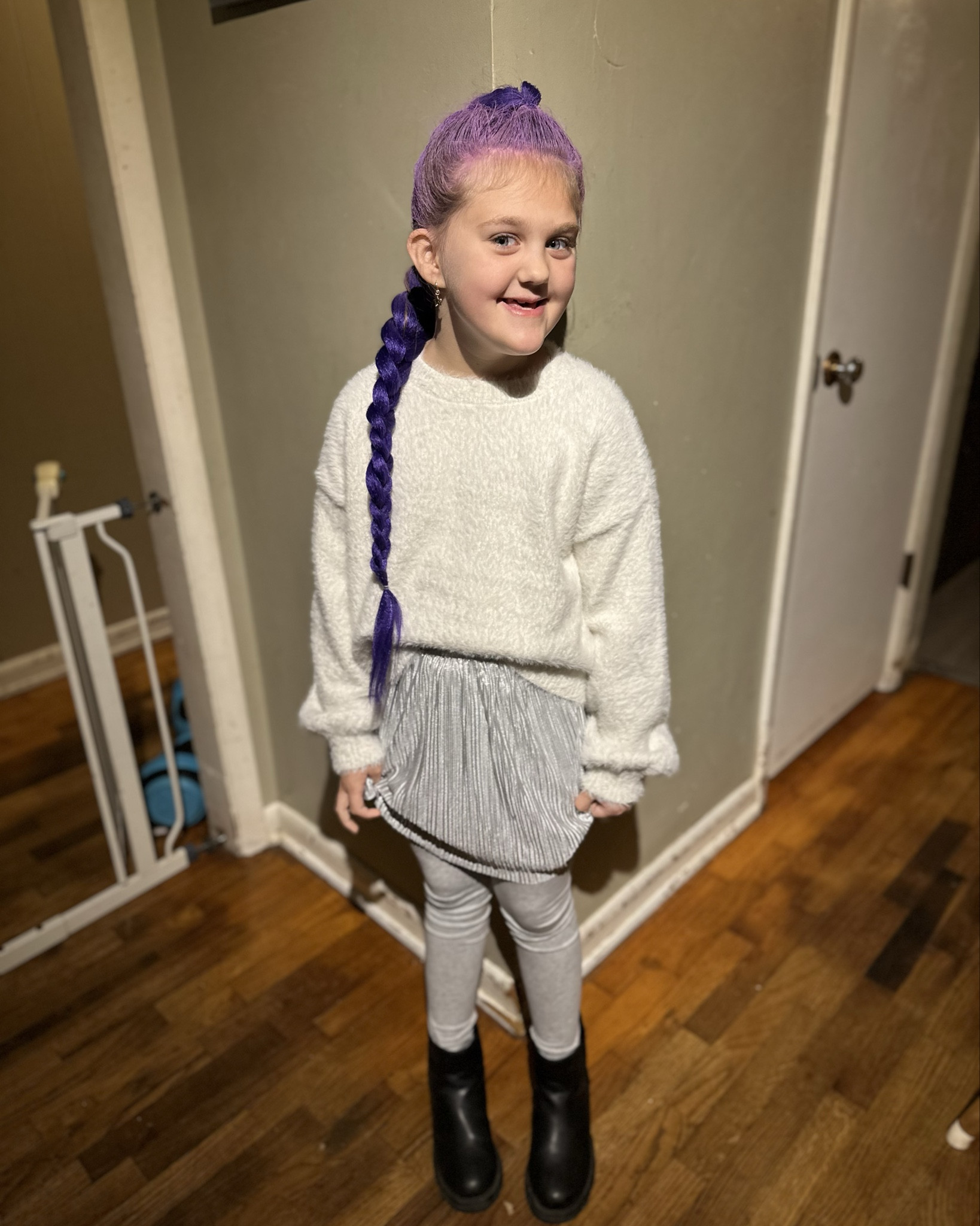 Rumi Halloween costume outfit 

K-pop demon hunter costume Rumi costume Huntrix demon hunters outfit 

Her original Rumi costume didn’t make it in time so we ran to Walmart to get her a Rumi “what it sounds like” outfit and it worked out perfectly! 🩶💜

#LTKHalloween #LTKKids