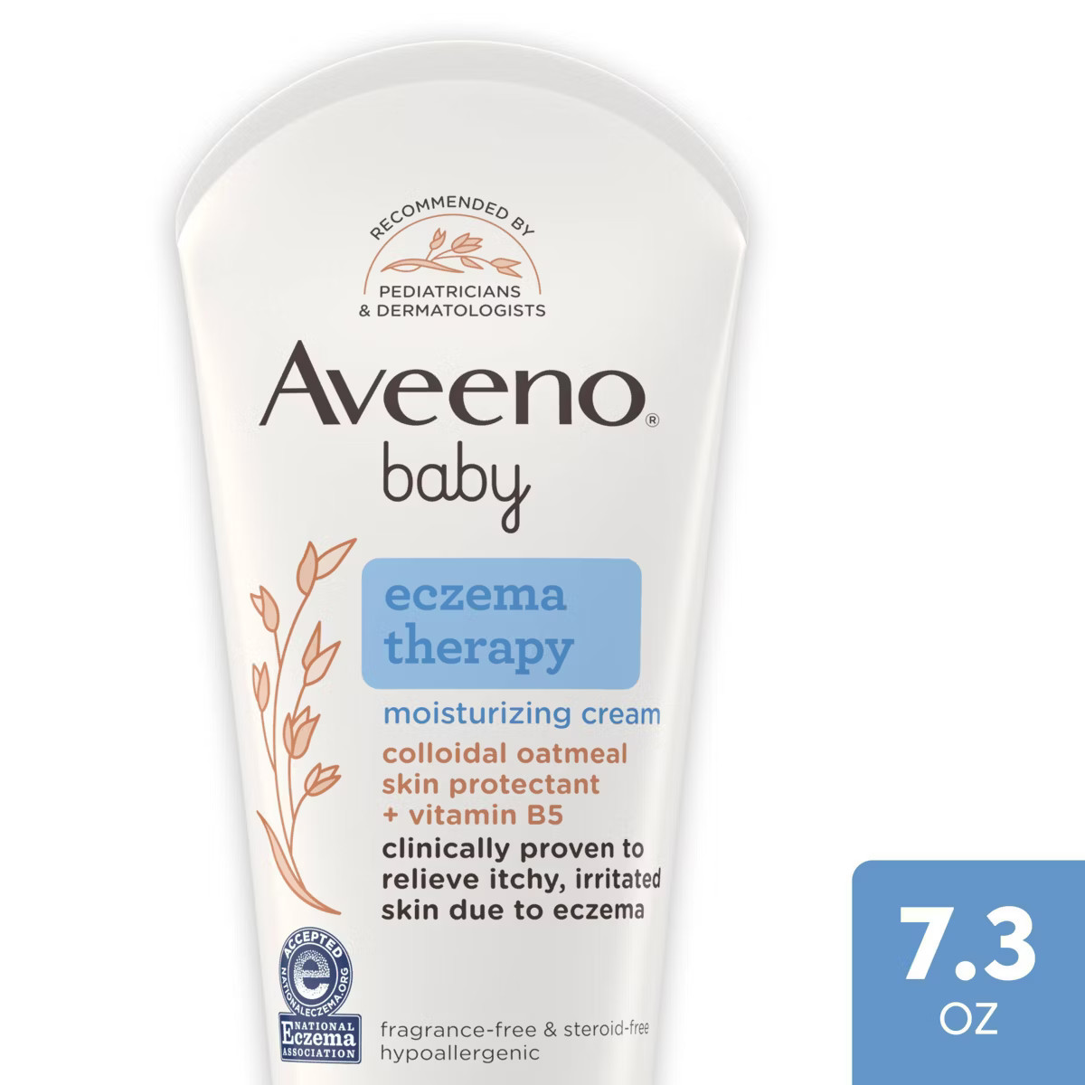 Aveeno Baby Eczema Therapy Moisturizing Cream for Dry, Itchy Skin -7.3oz | Target