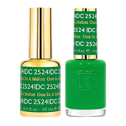 DND DC Gel Polish Set, Free Spirit Collection, UV/LED Gel Polish and Air Dry Nail Lacquer, Matching Chip-Free Polish Duo, 2524 One In A Melon, 0.5 Fl Oz | Amazon (US)