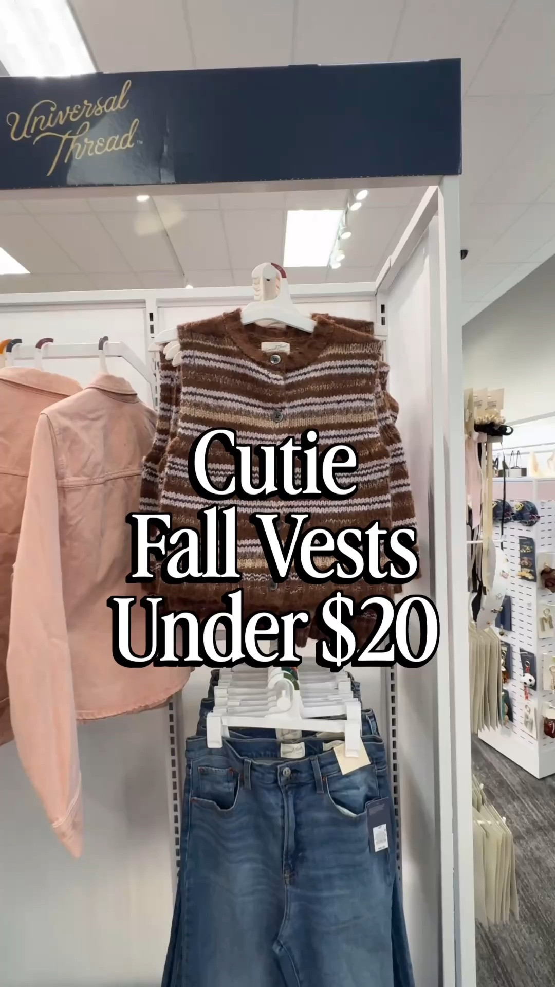 On sale for $17.50.👏
Target sweater vests🤎🧋🍂Wear alone or with a tee or fitted long sleeve top underneath

#LTKWorkwear #LTKSaleAlert
