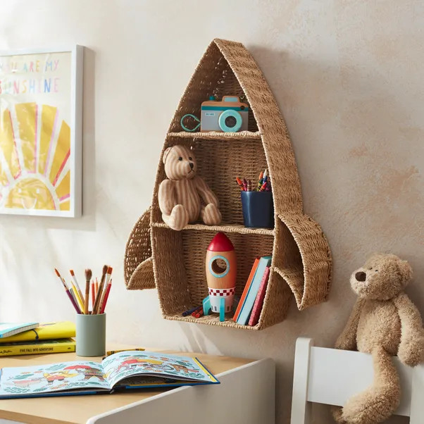 Kids Rocket Shelf | Dunelm