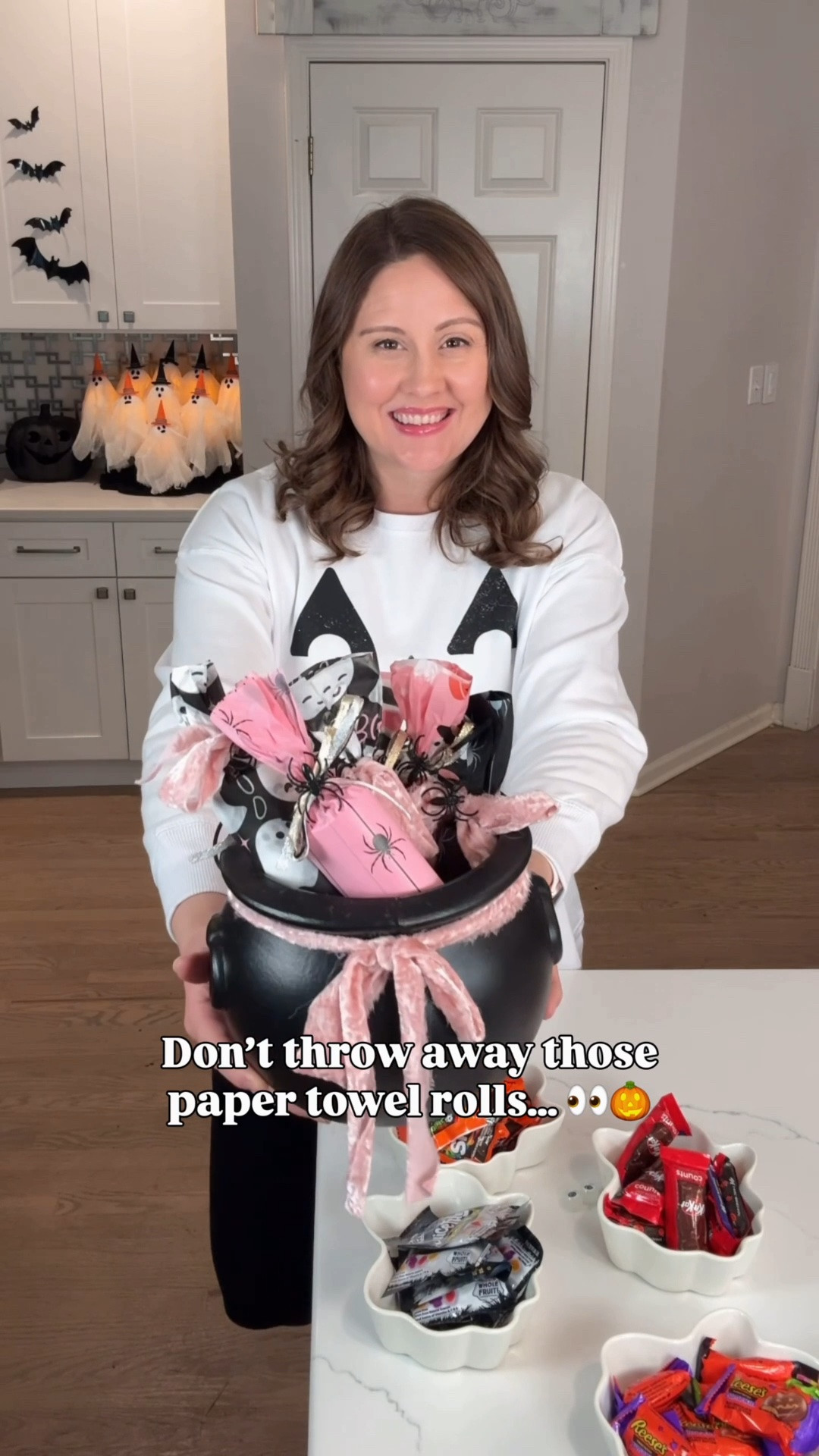 🎃👻 Don’t toss those paper towel rolls just yet… they turn into the cutest Halloween treat holders! 🍬✨

Fill them with candy, stickers, mini toys, or other spooky surprises, wrap them like oversized candy, and you’ve got an adorable party favor or trick-or-treat handout that looks like you spent way more time than you did. 🧡

I linked everything you need to recreate these! Save this idea now because you’ll definitely want it when Halloween rolls around. 🎃

#LTKHalloween #HalloweenDIY #HalloweenTreats #SpookySeason #LTKFamily

#LTKSeasonal #LTKHome
