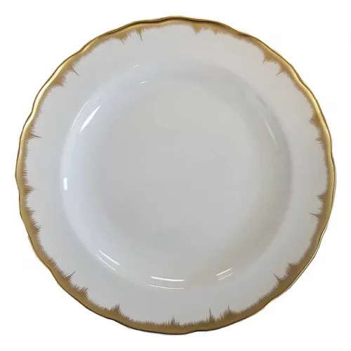Chelsea Feather Gold Dinnerware | Gracious Style