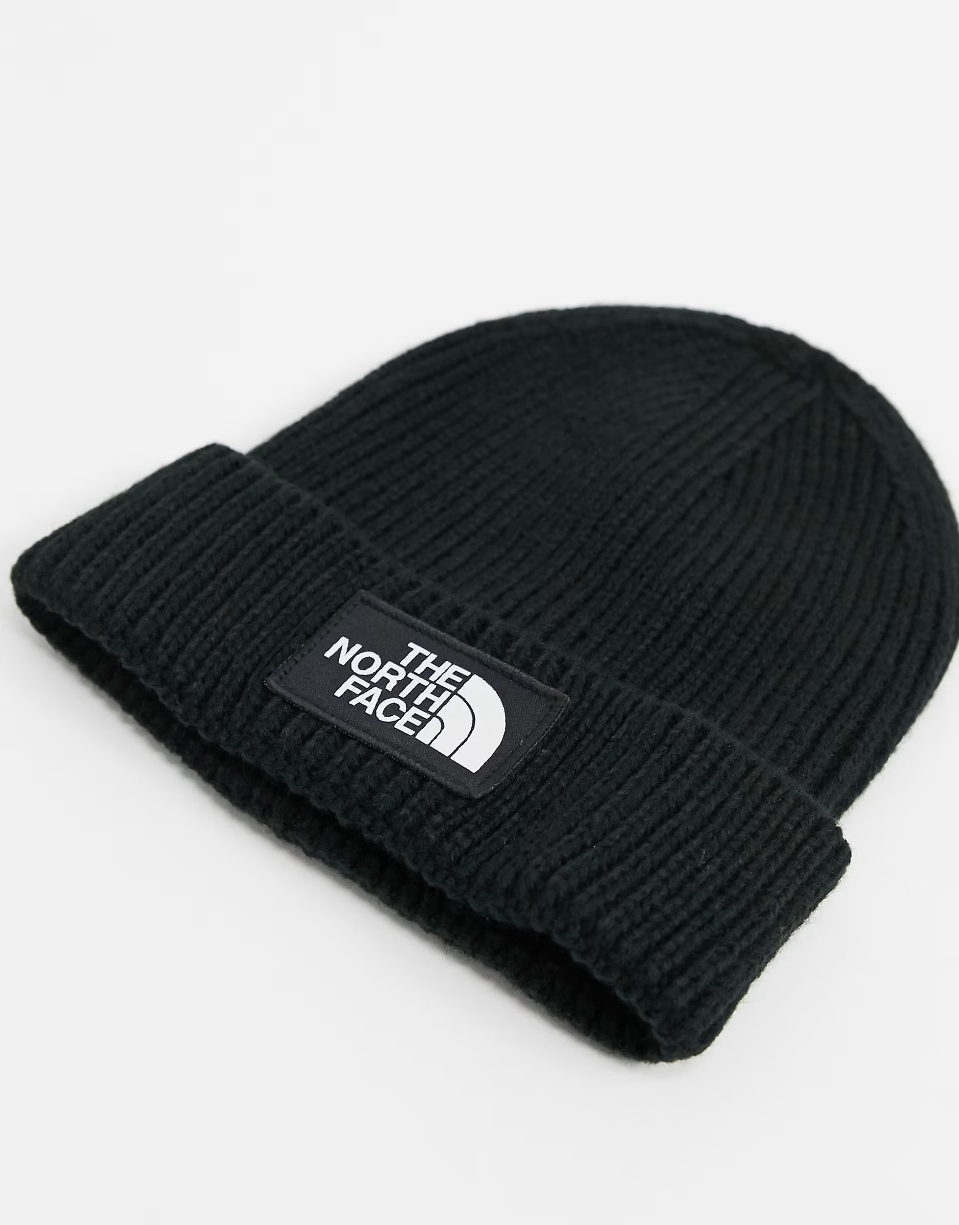 The North Face Box logo cuffed beanie in black | ASOS (Global)