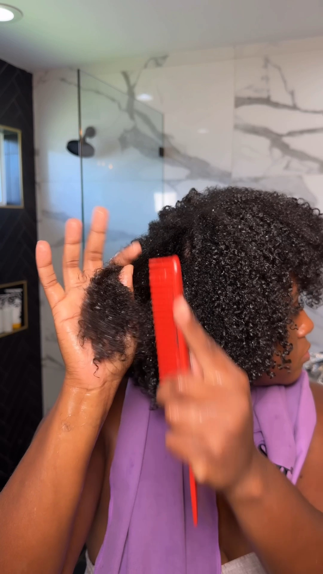 Testing out the Doux block party gel on my wash and gos