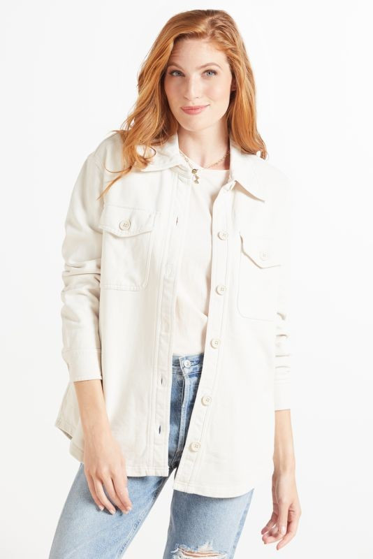 Good American  Fleece Shacket | Evereve