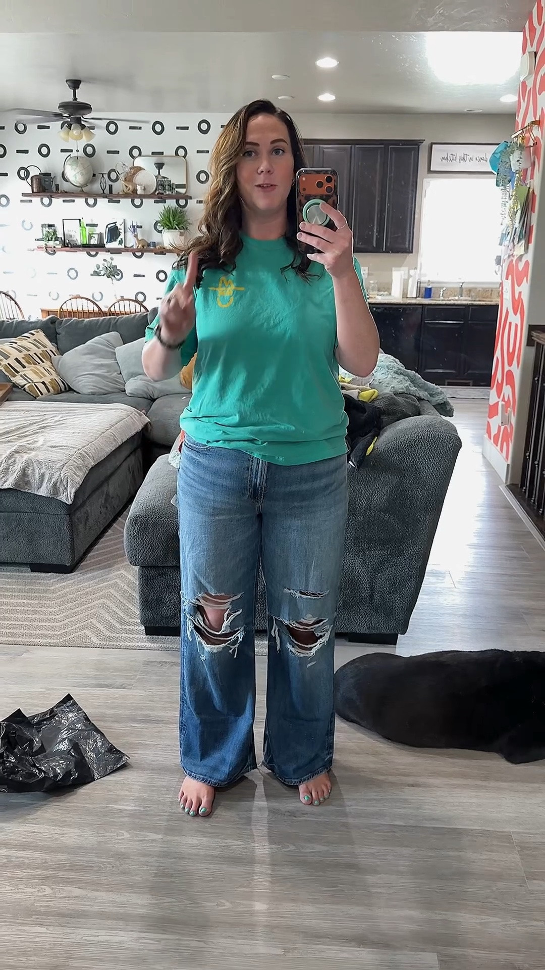 @American Eagle Outfitters you did this on purpose just so I’d have to go in and see some more stuff I love, didn’t you? 😂😂 

I’m wearing the 14 💁🏻‍♀️

Size 14/16 | L/XL | 5’9

#LTKMidsize #LTKTall