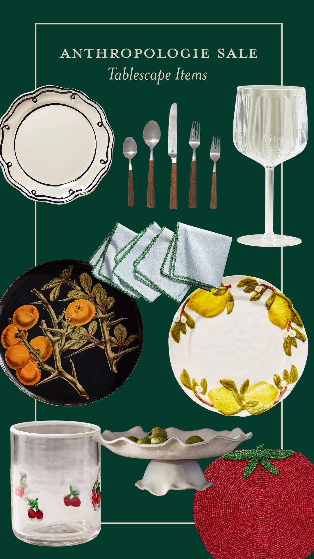 Tablescape Items on sale from Anthro! 😍