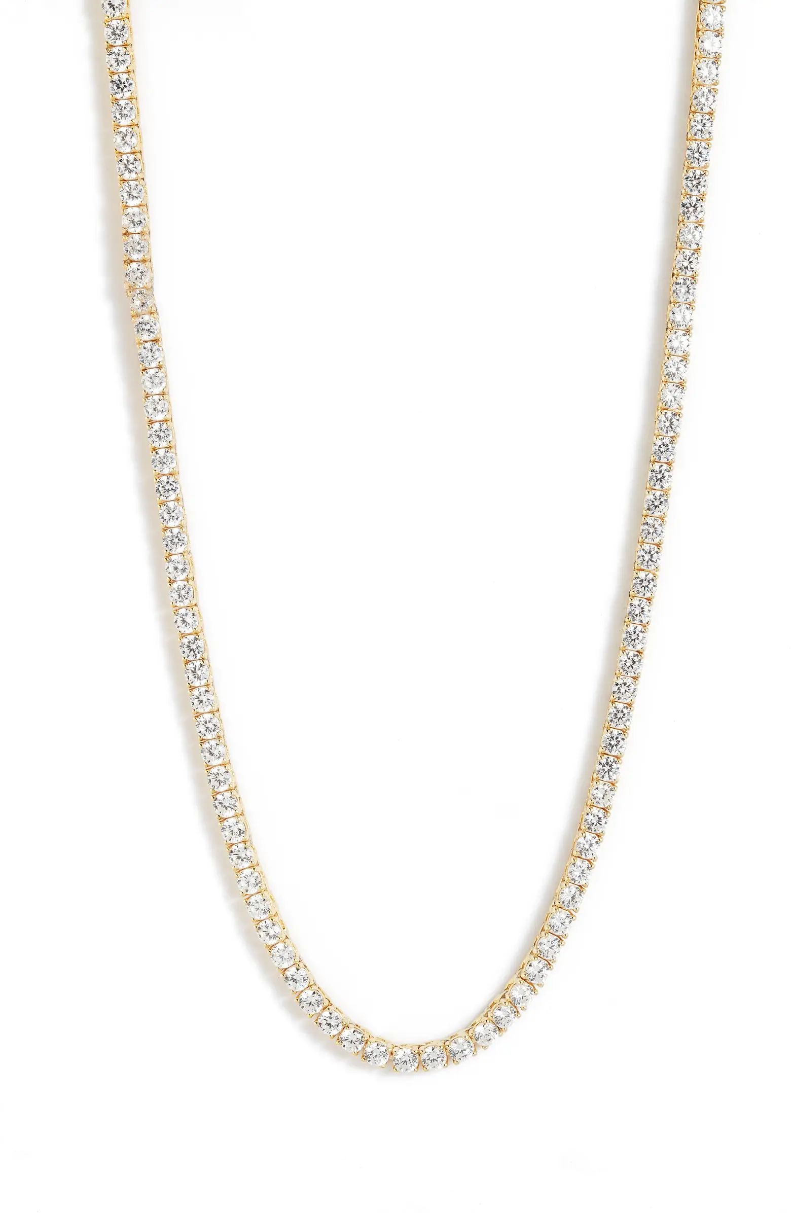 Classic Cubic Zirconia Tennis Necklace | Nordstrom