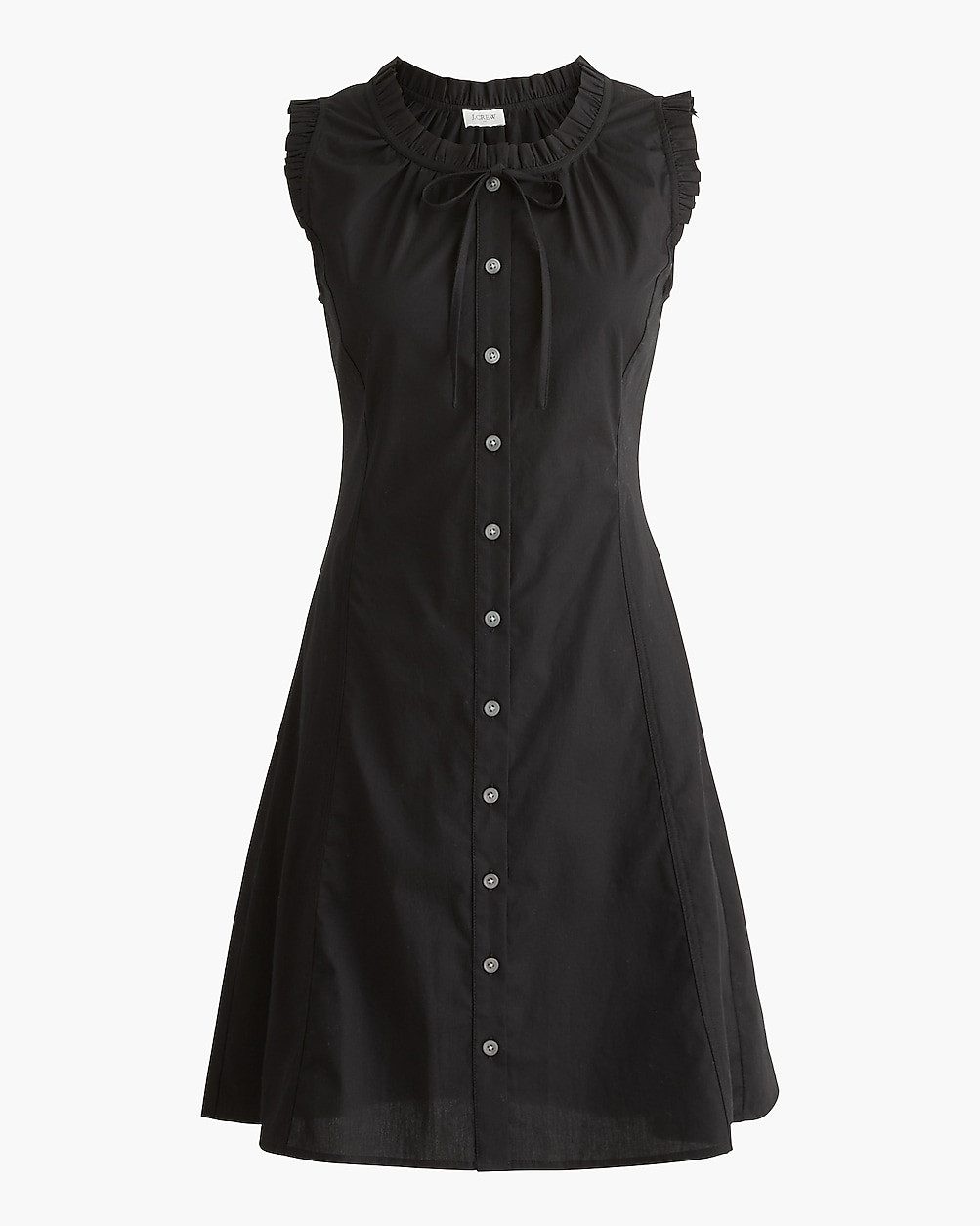 Ruffle tie-neck mini dress | J.Crew Factory