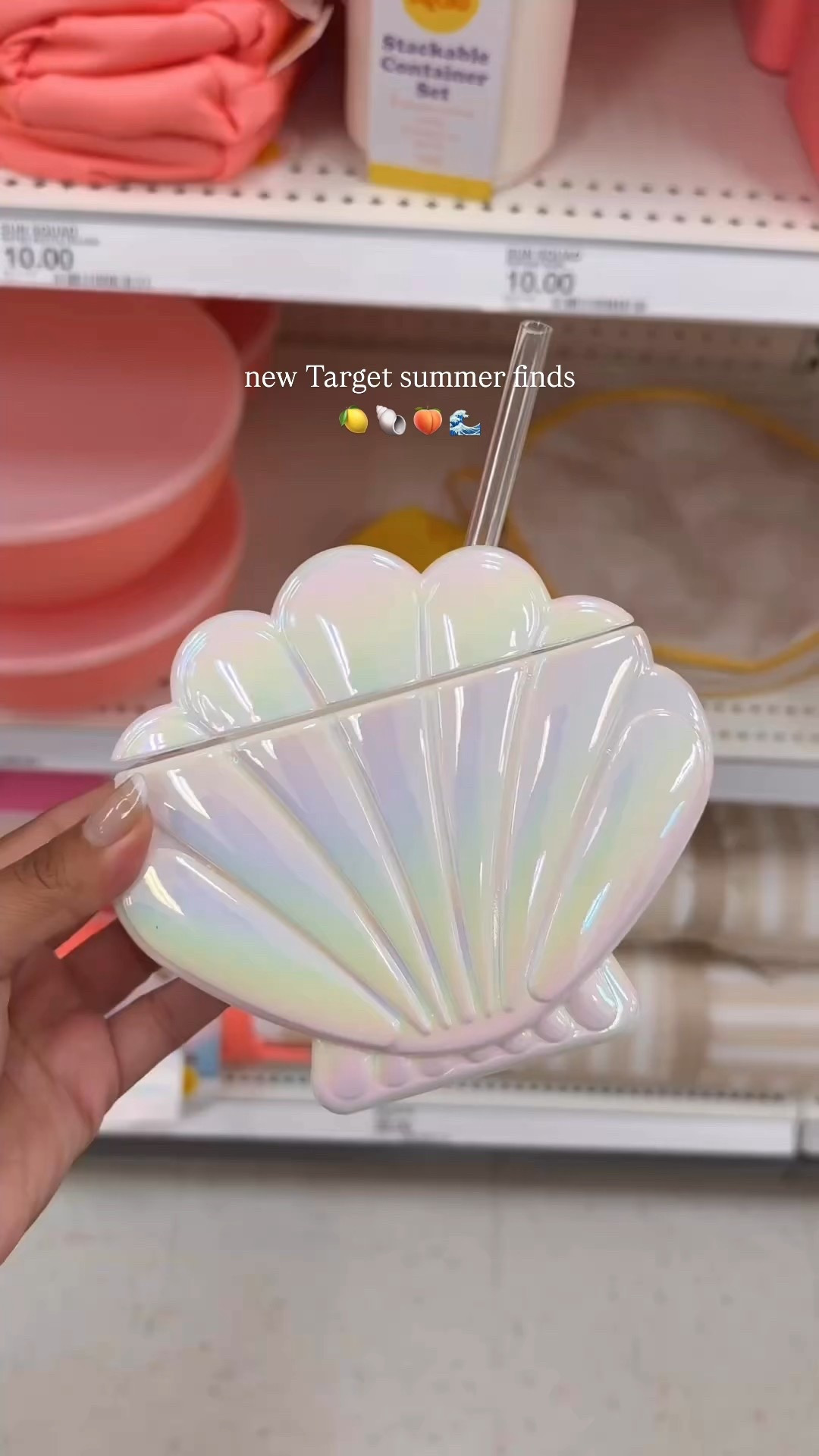 So many cute new sun squad items at target for summer! Loved she’s kids cups that are $5, snack containers, matching beach coolers, chairs and towels! + more 🐚 

#target #targetfinds #targethaul #sunsquad #shells #beach #cooler #umbrella #beachchair #targetstyle 

#LTKHome #LTKSeasonal #LTKFamily