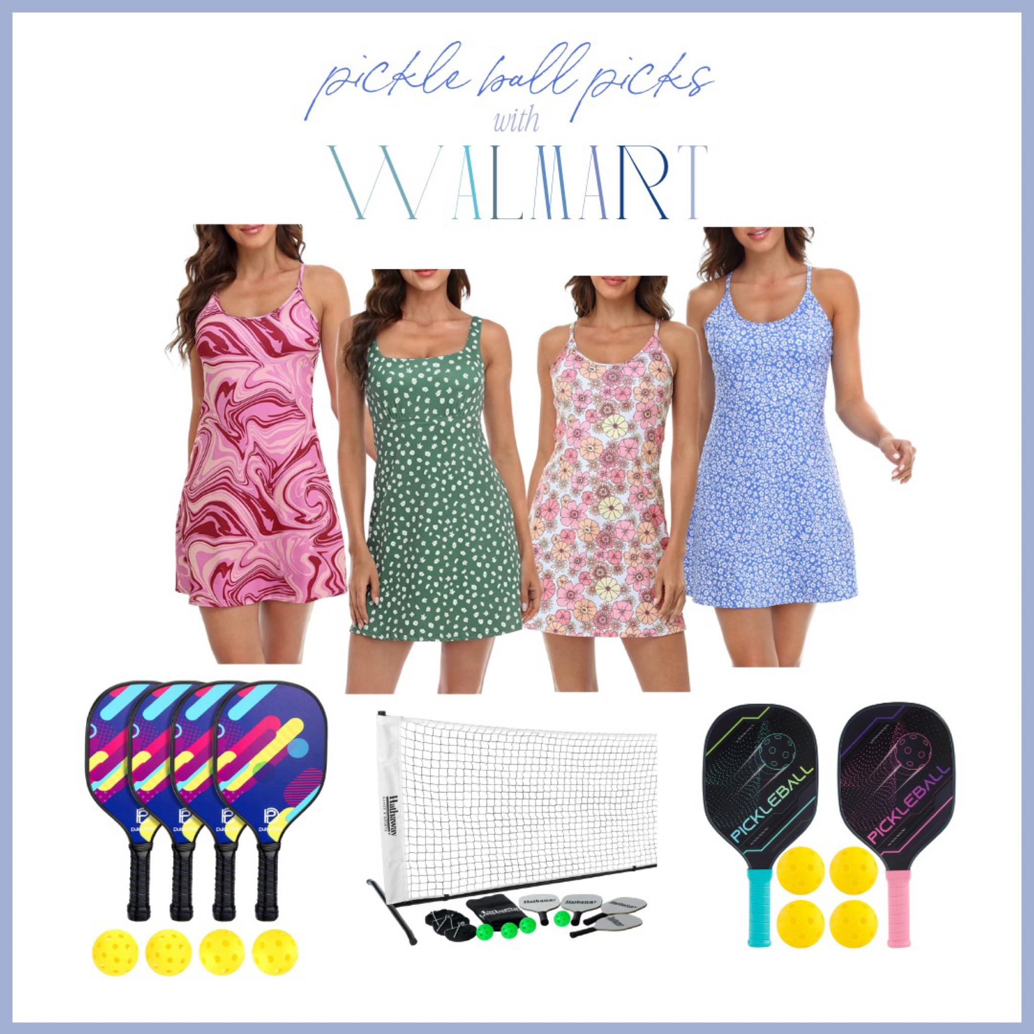 Walmart // Pickle Ball 

Stumbled upon the most adorable athletic dresses from Walmart! Available in multiple colors and patterns and at only $35, you may wanna snag two!! 



#LTKSeasonal #LTKunder50 #LTKfit