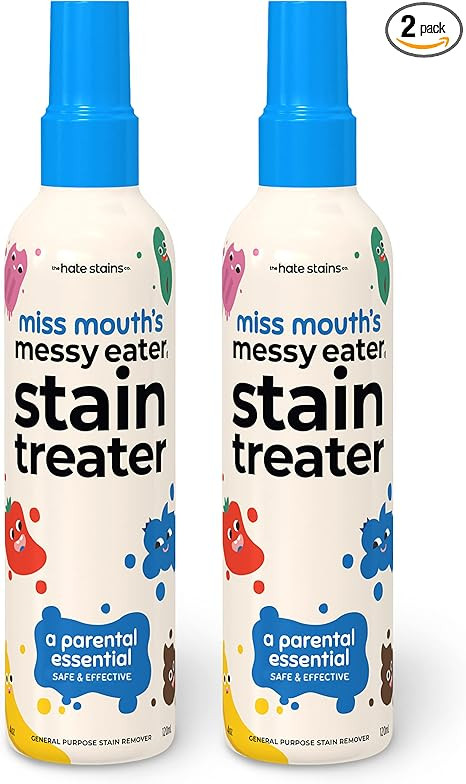 Miss Mouth's HATE STAINS CO Stain Remover for Clothes - 4oz 2 Pack of Newborn & Baby Essentials M... | Amazon (US)