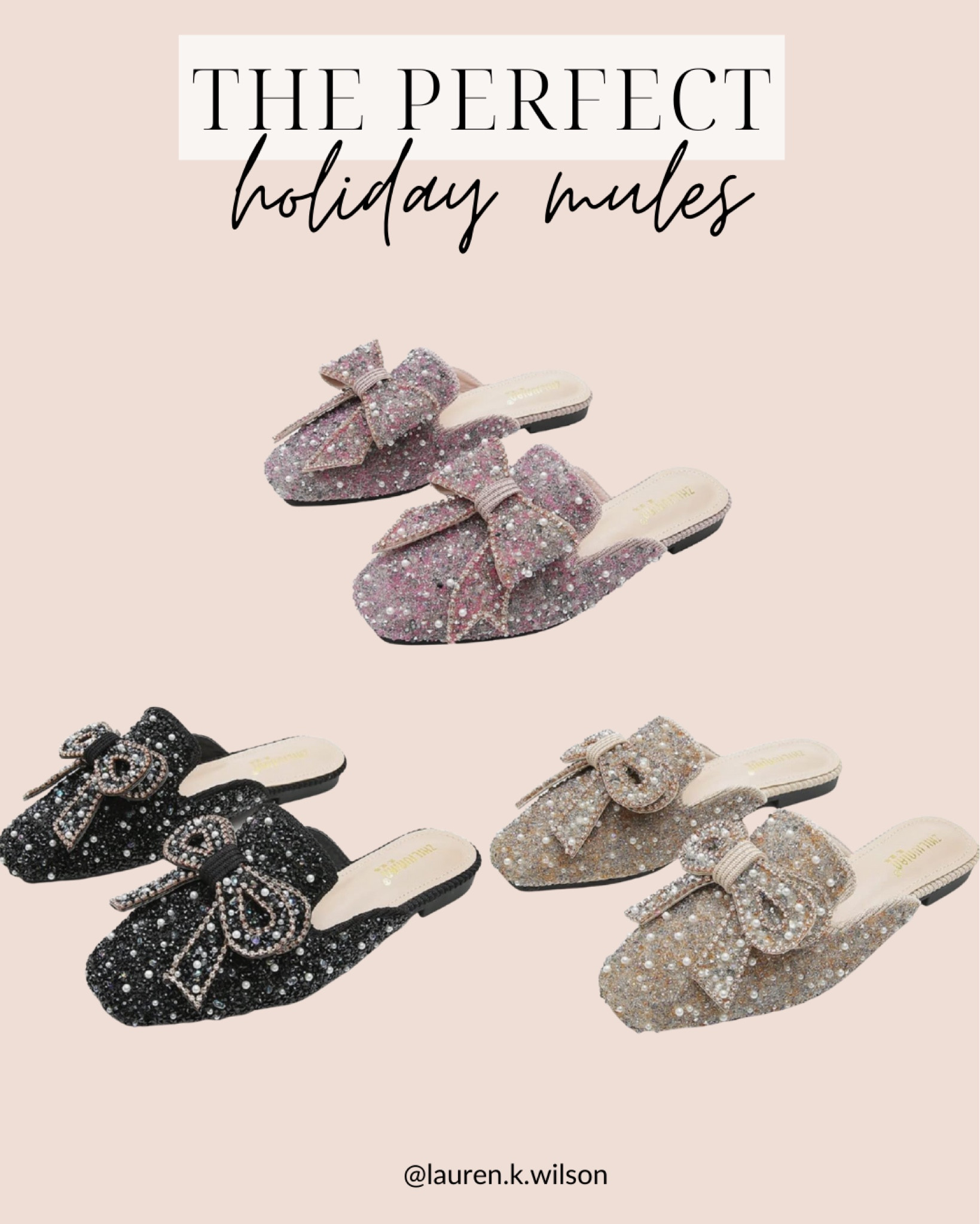 The perfect holiday mule, jeweled, bow, new years, Christmas, holiday party, amazon finds, amazon fashion 

#LTKHoliday #LTKshoecrush #LTKSeasonal