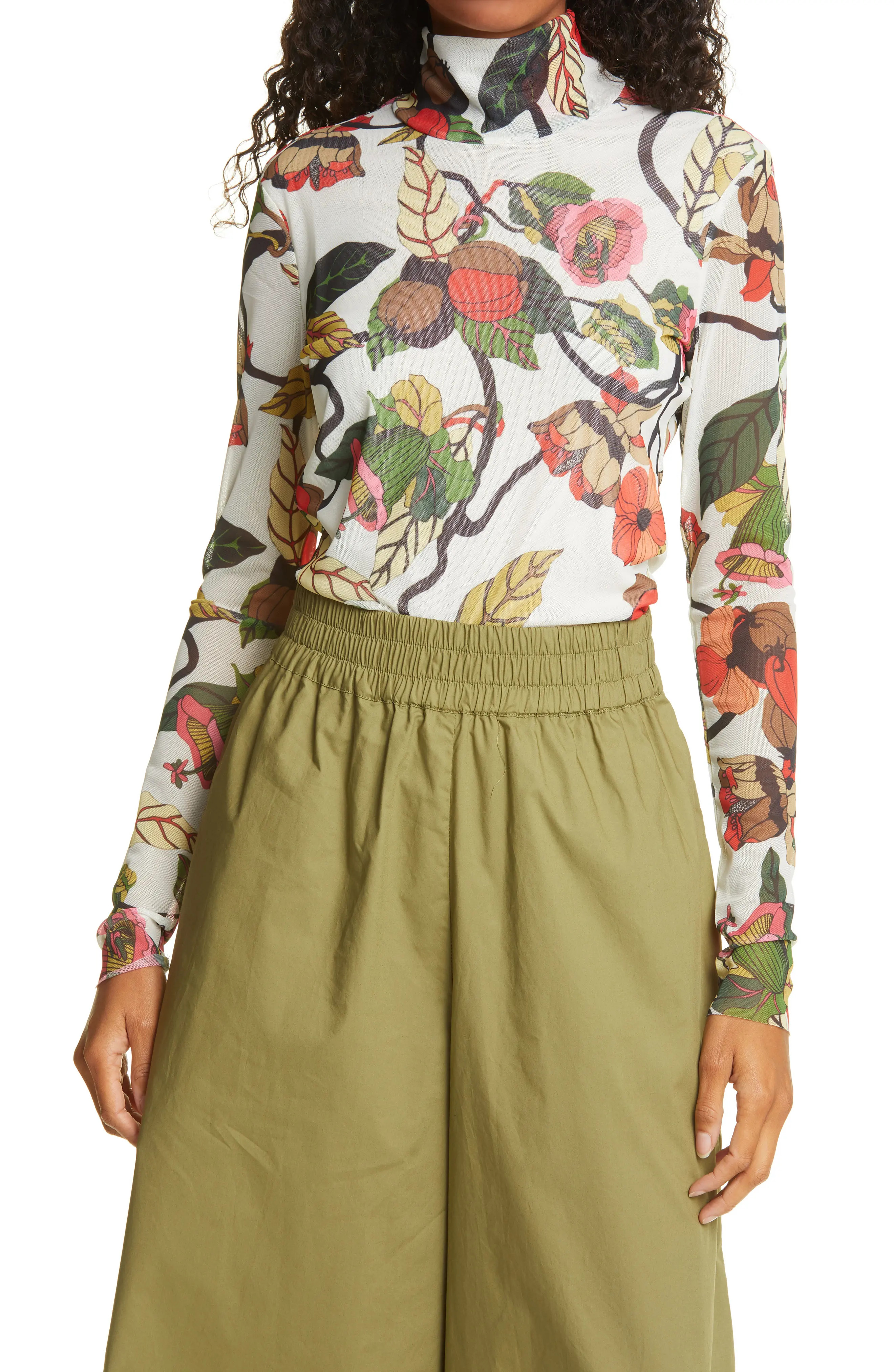 Women's Baum Und Pferdgarten Jodi Long Sleeve Top | Nordstrom