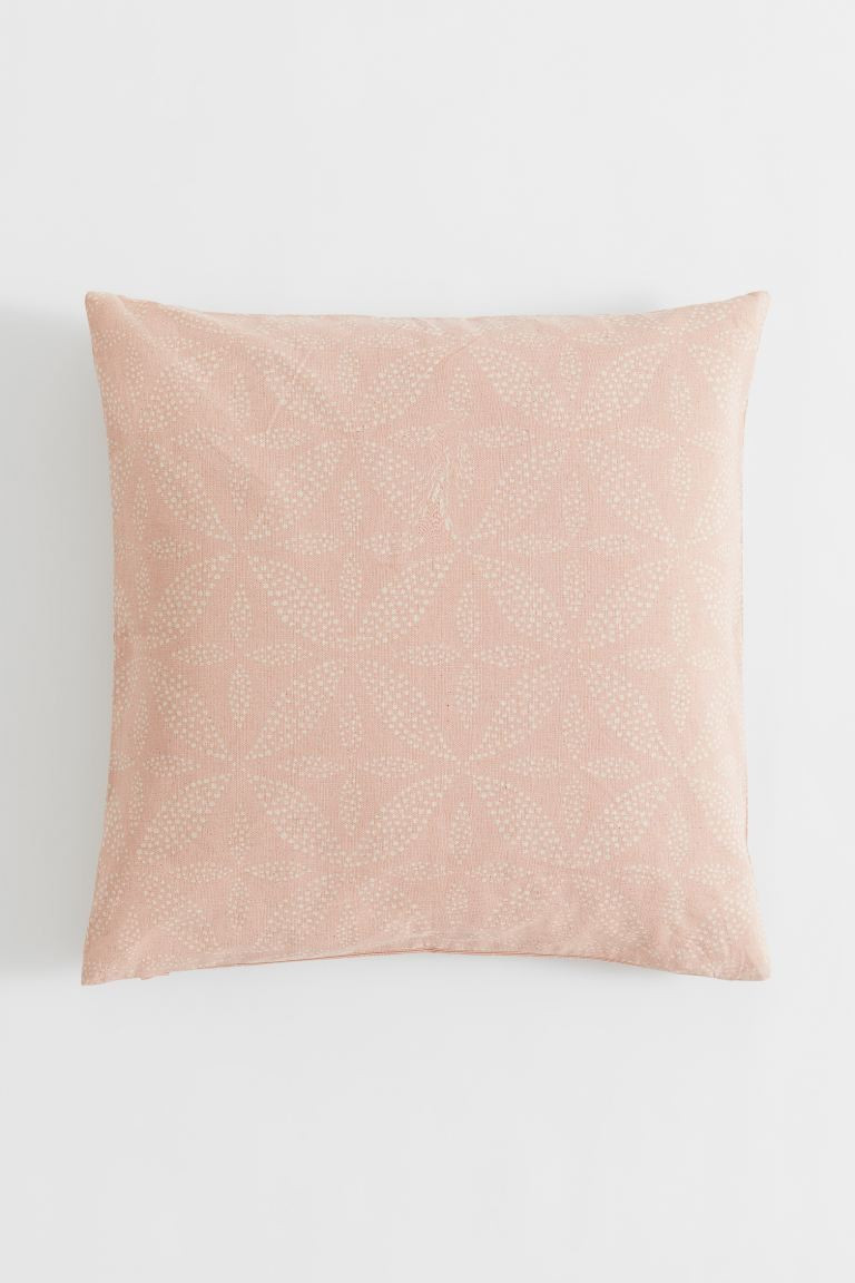 Patterned Cotton Cushion Cover | H&M (US + CA)
