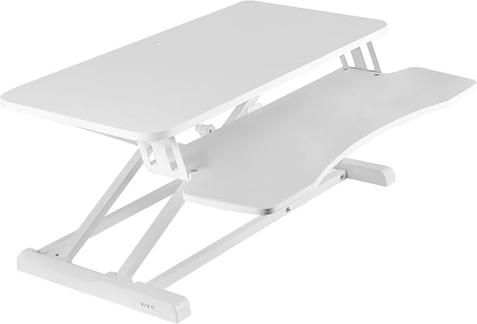 VIVO Standing 32 inch Desk Converter, Height Adjustable Riser, Sit to Stand Dual Monitor and Lapt... | Amazon (US)