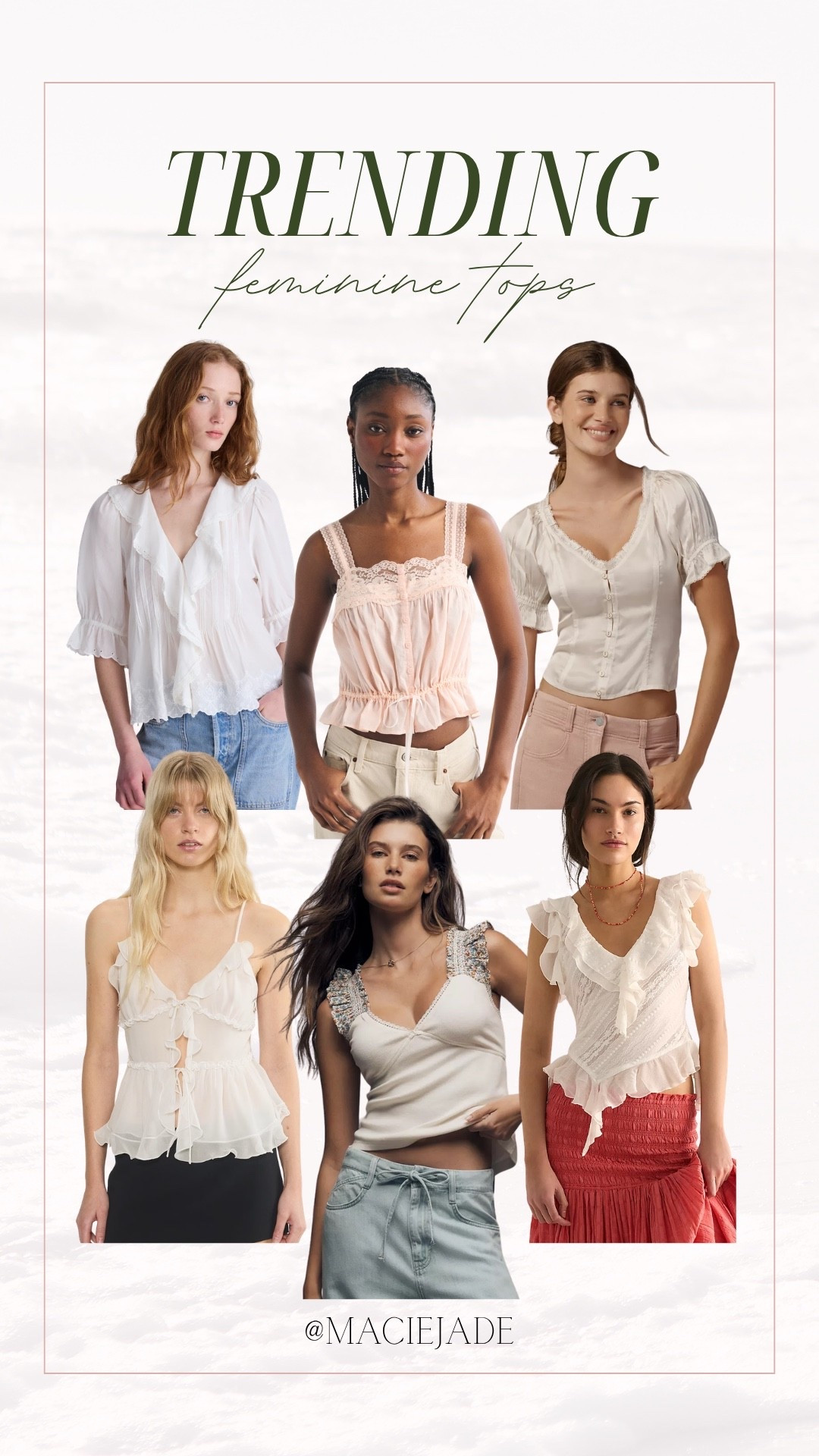 Prettiest feminine tops trending for the spring and summer 🤍☀️

spring tops, spring outfits, spring staples, spring style, embroidered tanks, lace detail, summer tops, summer style, spring basics, pretty tops, feminine tanks, elevated style

#LTKSeasonal